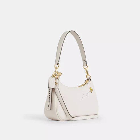 Coach Peanuts Teri Snoopy Shoulder Bag