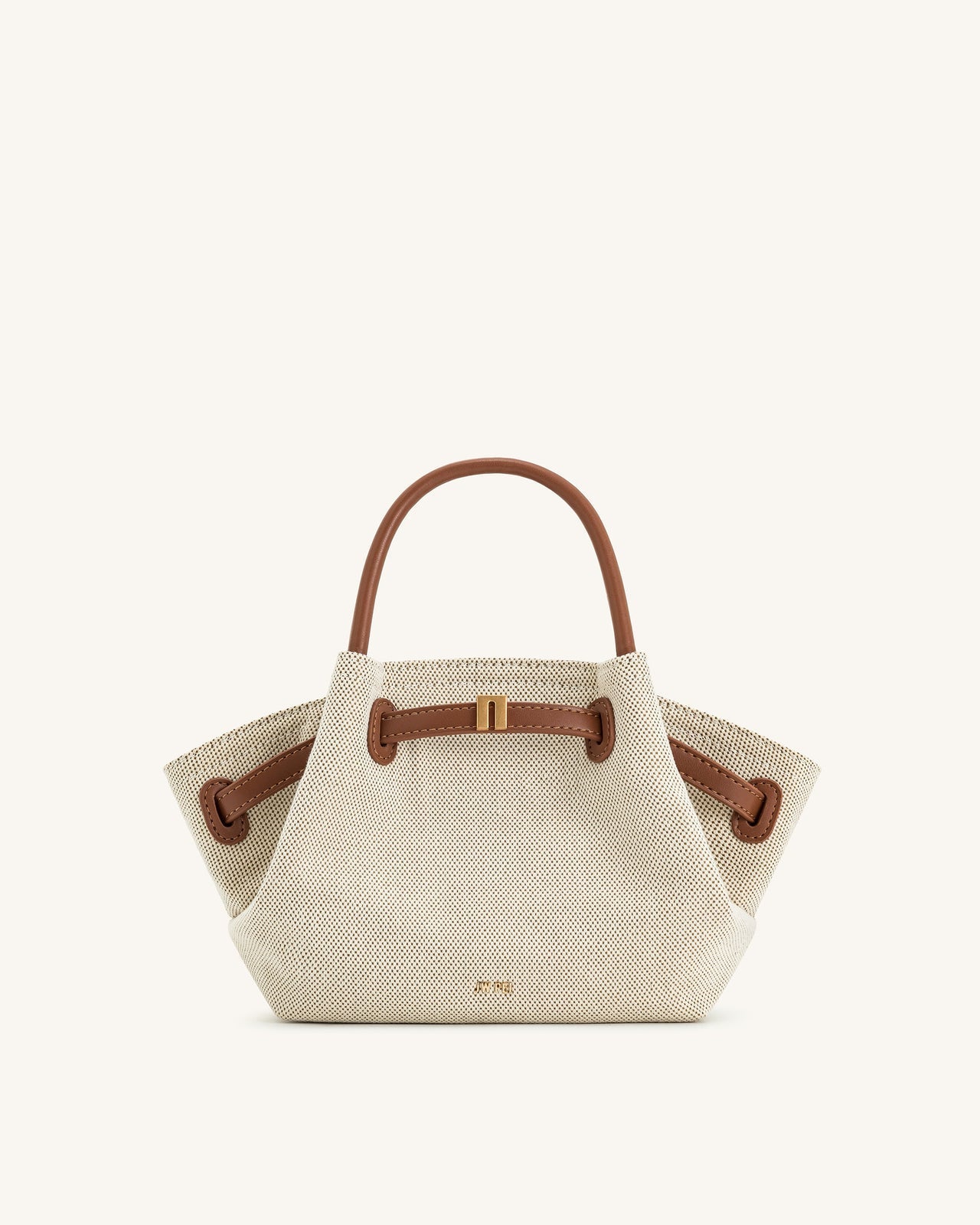 Coach Hana Mini Tote Bag - Brown Canvas