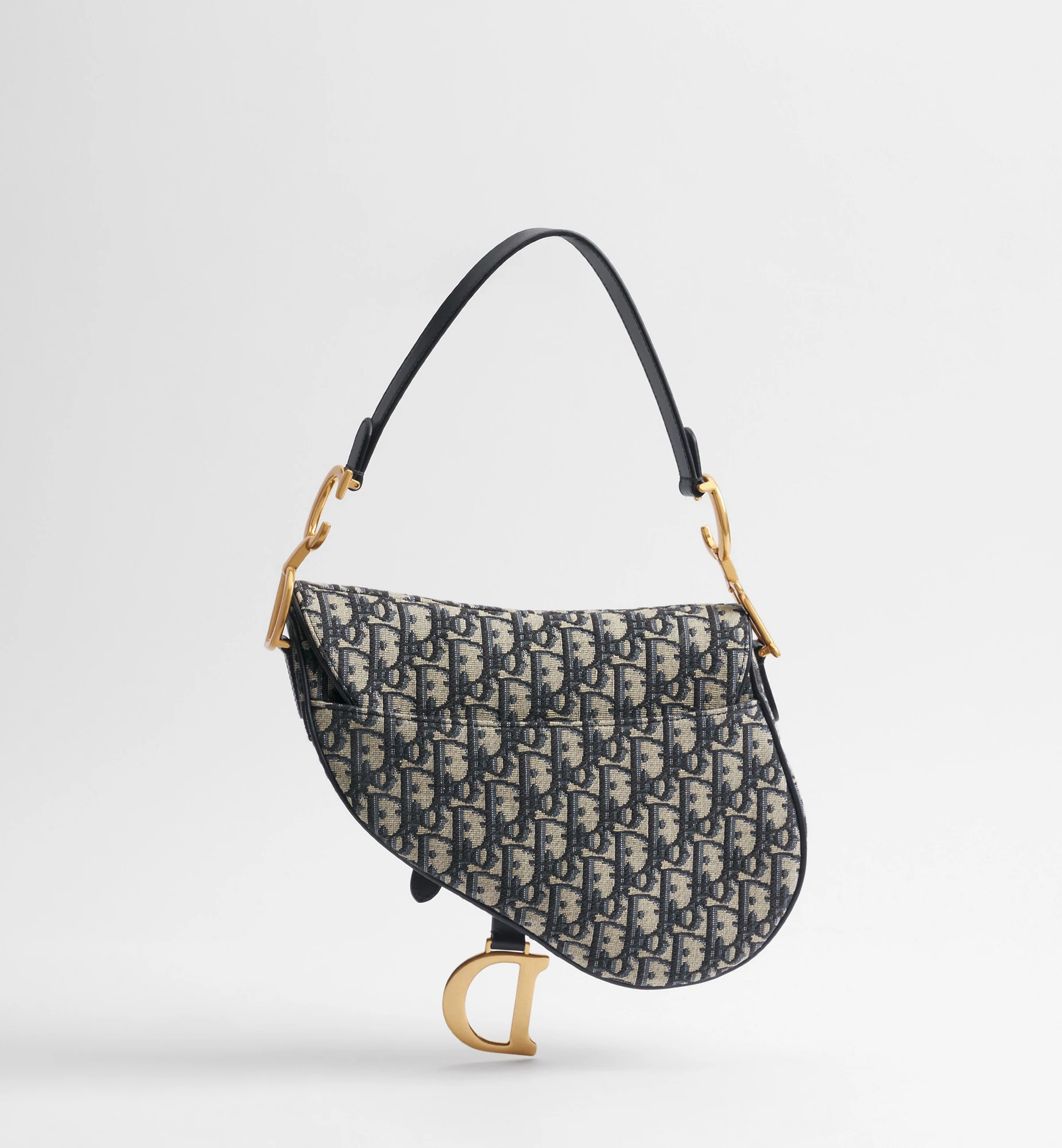 Dior Saddle Bag – Blue Oblique Jacquard