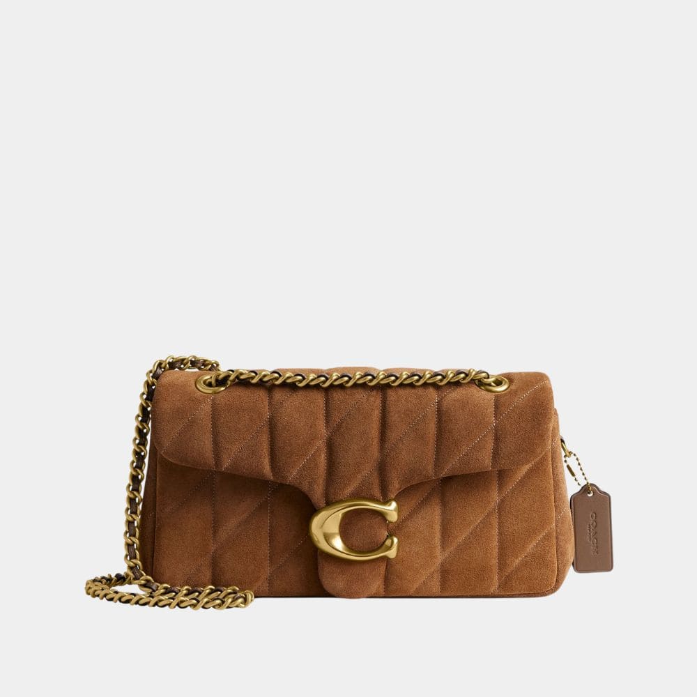 Chanel Quilted 26 Suede Bag