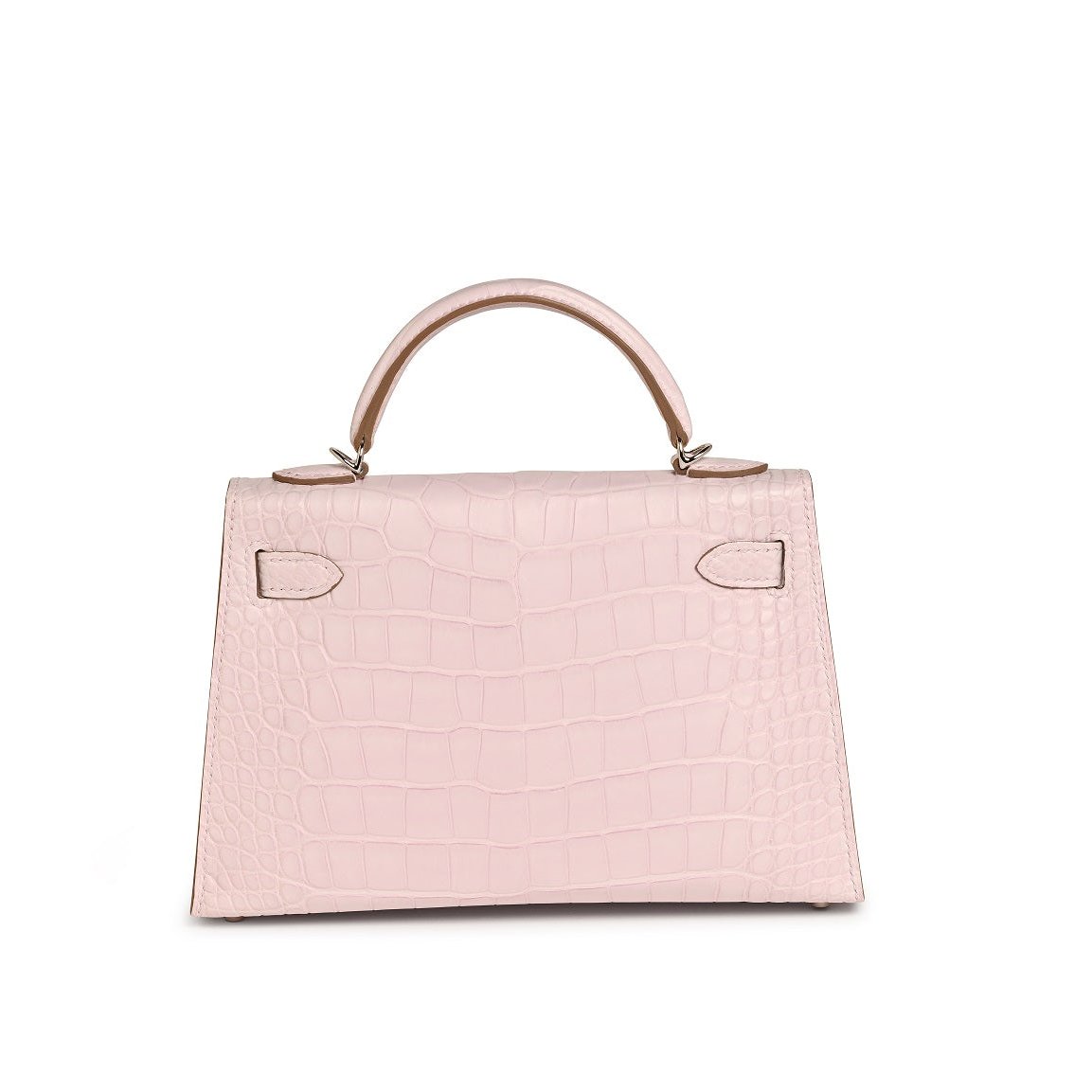 Hermès Mauve Pale Crocodile Mini Kelly