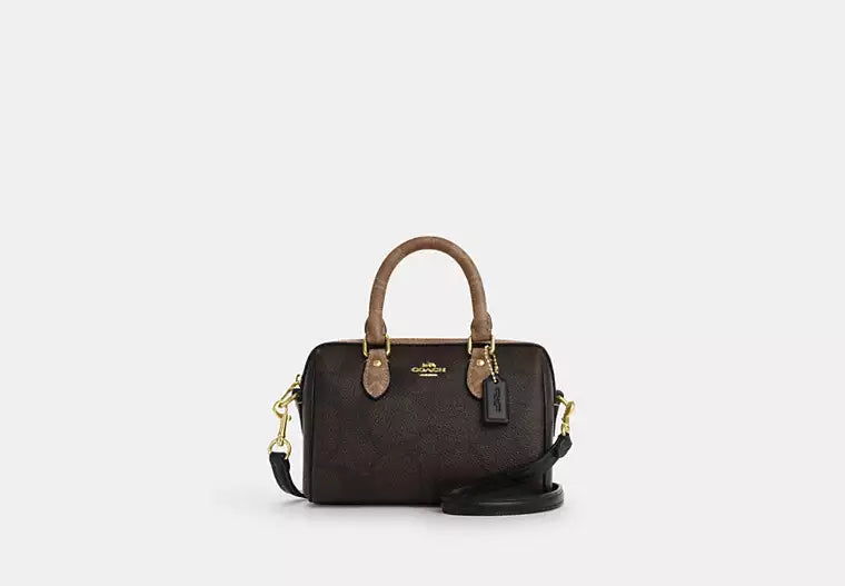 Coach Mini Rowan Crossbody Bag Signature Canvas