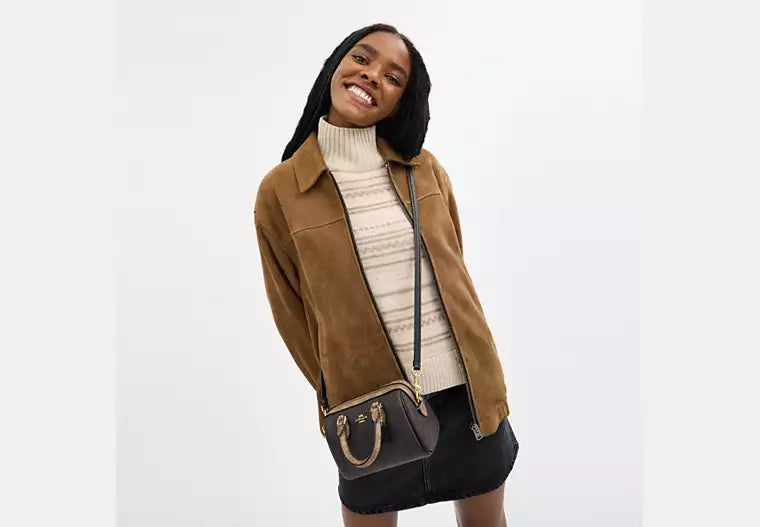 Coach Mini Rowan Crossbody Bag Signature Canvas