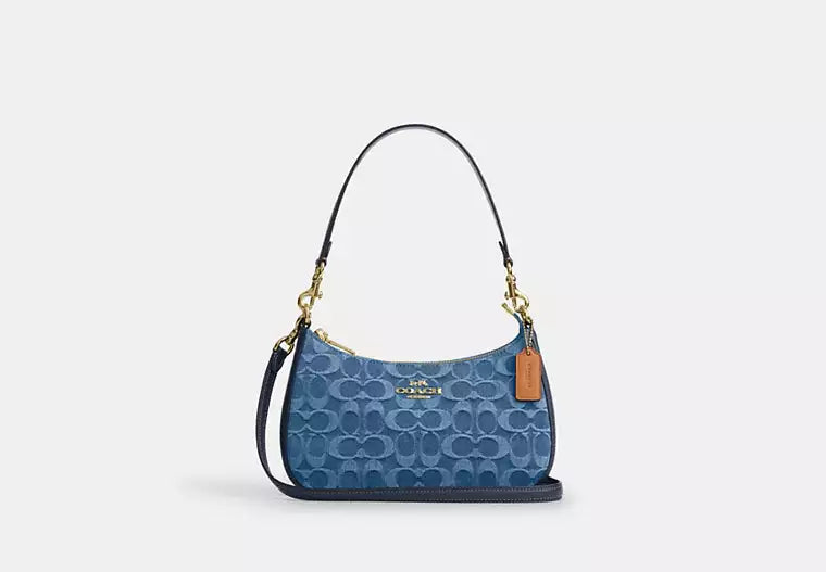 Coach Teri Mini Shoulder Bag | Signature Denim