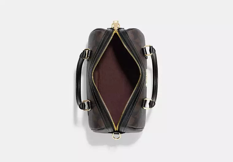 Coach Rowan Satchel Bag In Signature Canvas
